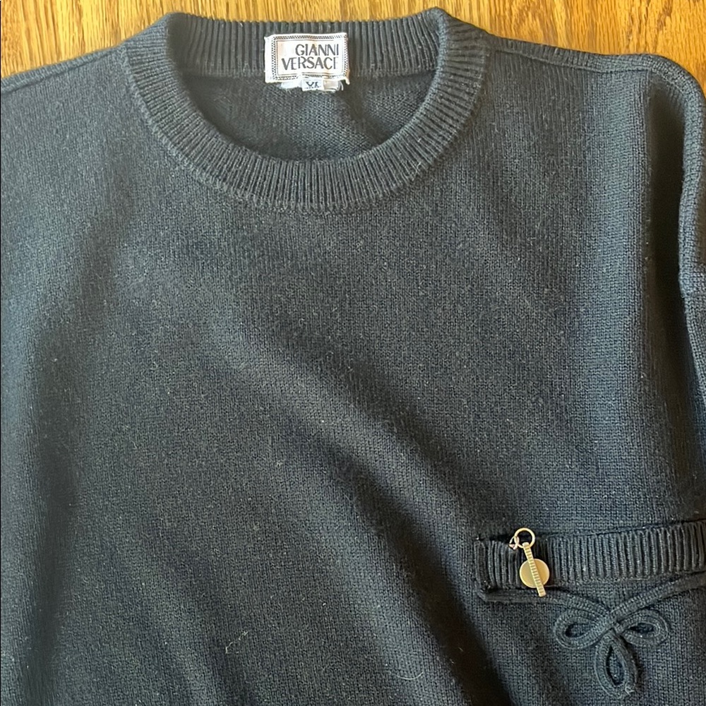 Versace Men's Black Sweater